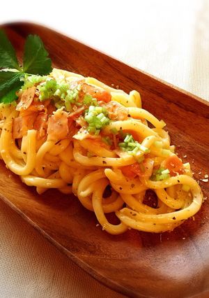 和風カルボナーラうどん-レシピのメイン写真