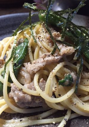 納豆パスタ-レシピのメイン写真