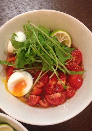 市販の冷麺でコラボ！イタリア✖︎韓国冷麺-レシピのメイン写真