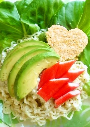 ☺サッポロ一番で簡単ひんやり豆腐和え麺☺-レシピのメイン写真