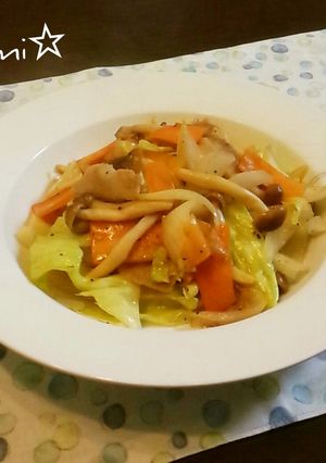 調味料2種のみ☆失敗知らずの野菜炒め-レシピのメイン写真