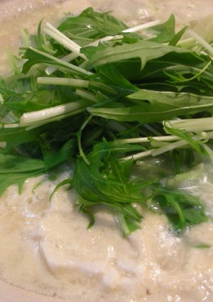 豆乳湯豆腐鍋-レシピのメイン写真