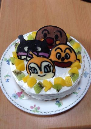 子供が喜ぶアンパンマンケーキ-レシピのメイン写真