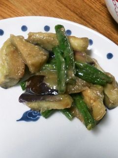 簡単!ナスの味噌炒め-レシピのメイン写真