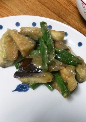 簡単！ナスの味噌炒め-レシピのメイン写真
