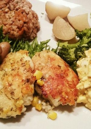ふわふわ♪豆腐とはんぺんのマヨチーズ焼き-レシピのメイン写真