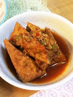 ピリ辛!厚揚げの中華煮-レシピのメイン写真