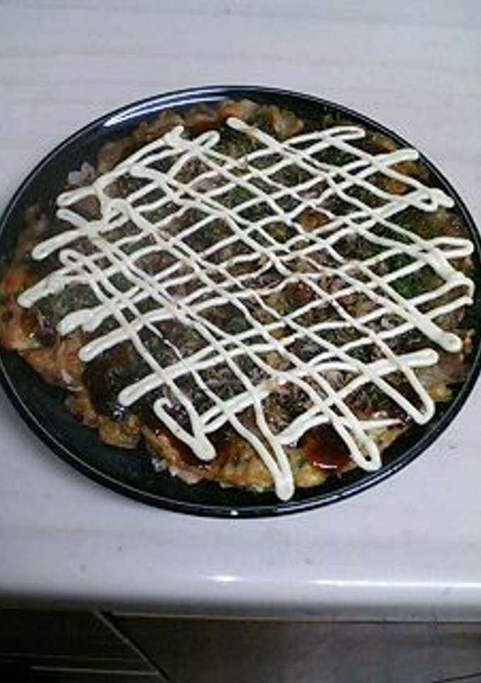 簡単！ねぎたまお好み焼風-レシピのメイン写真