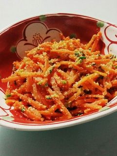 人参と明太子のピリ辛炒め-レシピのメイン写真