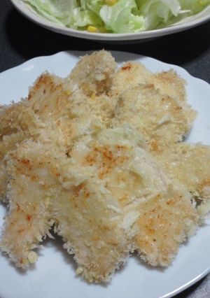 鶏肉のめんつゆマヨパン粉焼き-レシピのメイン写真