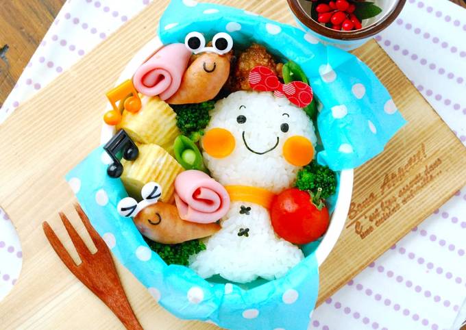 キャラ弁☆梅雨弁てるてる坊主とかたつむり by ザッキーー 