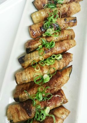 ナスの肉巻き-レシピのメイン写真