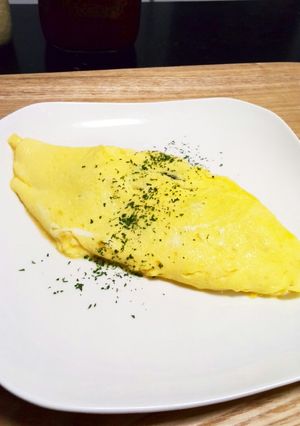 キノコとチーズのオムレツ-レシピのメイン写真