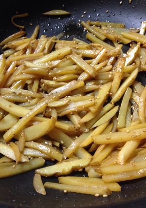 簡単、美味しい！じゃがいものきんぴら！-レシピのメイン写真