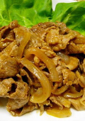 ★豚肉と玉ねぎの＊ケチャップ生姜焼き＊♪-レシピのメイン写真