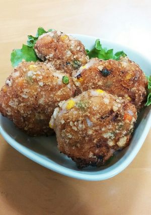 イカと山芋バーグ-レシピのメイン写真