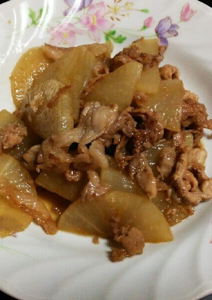 豚肉と大根のあっさり炒め-レシピのメイン写真
