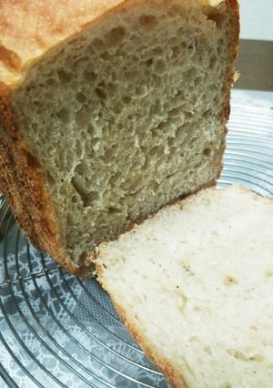 HBで！バナナ食パン。コラーゲン入り♪-レシピのメイン写真