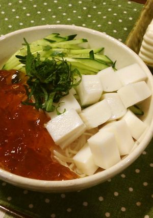 ジュレのせ素麺-レシピのメイン写真