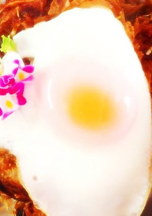 超簡単！ハンバーグdeロコモコ丼♫-レシピのメイン写真