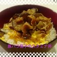 豚バラ茄子のスタミナ丼