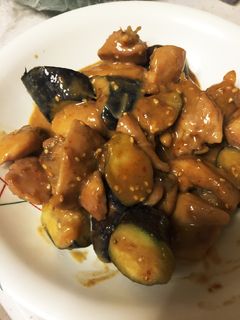 茄子と鶏肉のピリ辛炒め-レシピのメイン写真