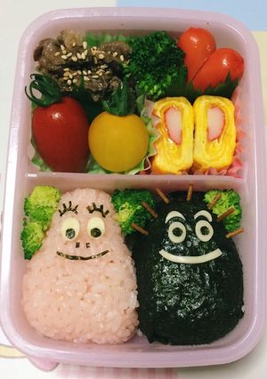 キャラ弁 バーバパパ☆-レシピのメイン写真