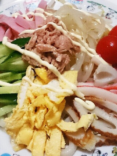 サラダうどん-レシピのメイン写真