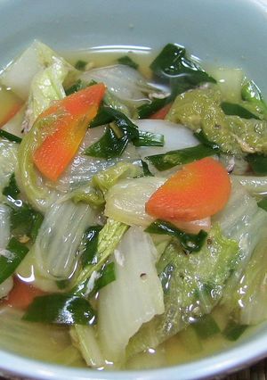 アミの塩辛ＤＥ野菜たっぷり煮-レシピのメイン写真
