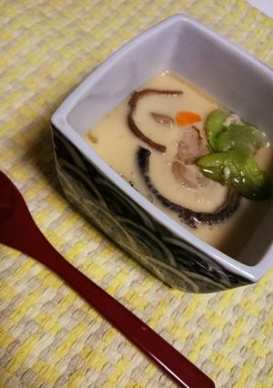 まるで銀杏？そら豆茶碗蒸し(*´-`)-レシピのメイン写真