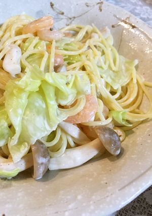 時短♪和えるだけ♡エビマヨパスタ-レシピのメイン写真