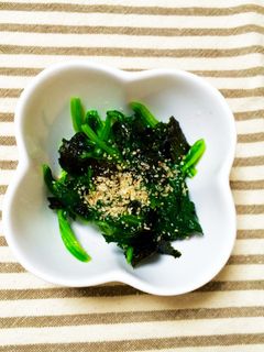 ほうれん草の海苔和え-レシピのメイン写真