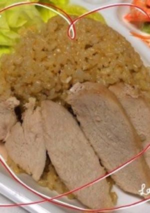 玄米・圧力鍋☆カオマンガイ☆-レシピのメイン写真