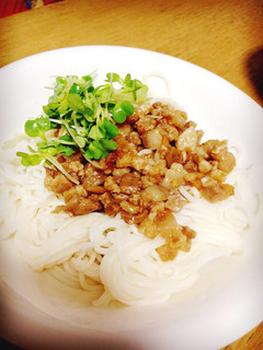 甘辛豚肉のそうめん!-レシピのメイン写真