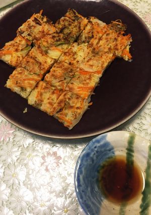 葉付きにんじんのチヂミ☆-レシピのメイン写真