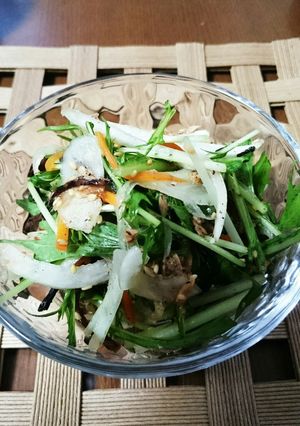 水菜の和なサラダ-レシピのメイン写真