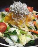 ダイエット★蒟蒻うどんでイカ黄金