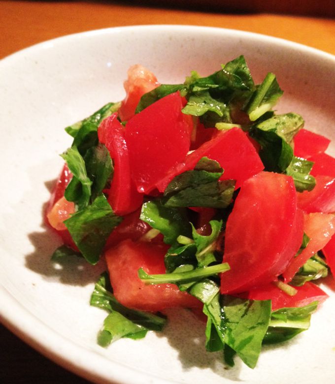 ルッコラとトマトのサラダ by らっち〜 【クックパッド】 簡単おいしい