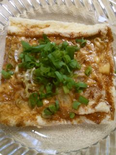 簡単おつまみ!油揚げで ネギマヨ醤油焼き-レシピのメイン写真