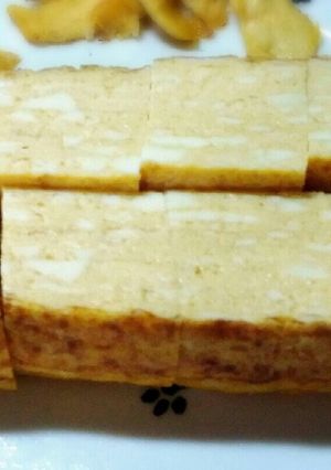 豆腐でかさまし厚焼き玉子♪-レシピのメイン写真