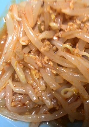 ピリ辛もやしのナムル-レシピのメイン写真