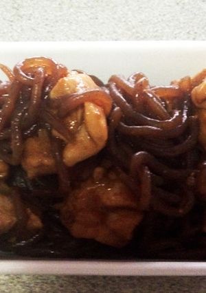 鶏肉と糸こんにゃくの味噌炒め-レシピのメイン写真