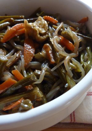 わらびの煮物 懐かしいおばあちゃんの味-レシピのメイン写真