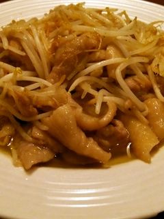 鳥皮ともやしのゆず胡椒炒め-レシピのメイン写真