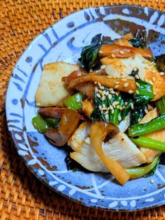 サラダチキンと小松菜の中華炒め-レシピのメイン写真