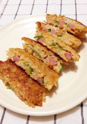 ゴマ油香る♪卵醤油ご飯の焼きおにぎらず＊-レシピのメイン写真