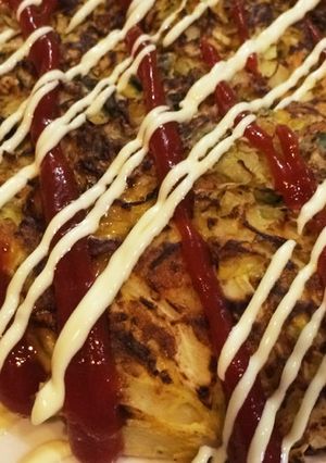 お好み焼きみたいな卵焼き-レシピのメイン写真