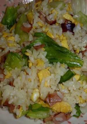 ★彡焼豚と玉子でにんにくレタス炒飯★彡-レシピのメイン写真