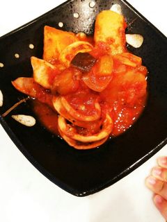 イカと野菜のピリ辛トマト煮-レシピのメイン写真