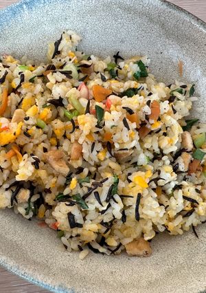 ひじきの煮物チャーハン-レシピのメイン写真